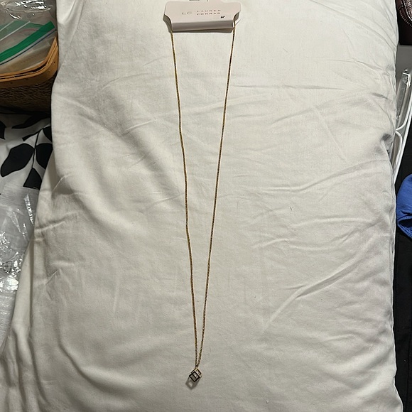 NWT ~ LAUREN CONRAD 32” GOLD NECKLACE - Picture 1 of 5